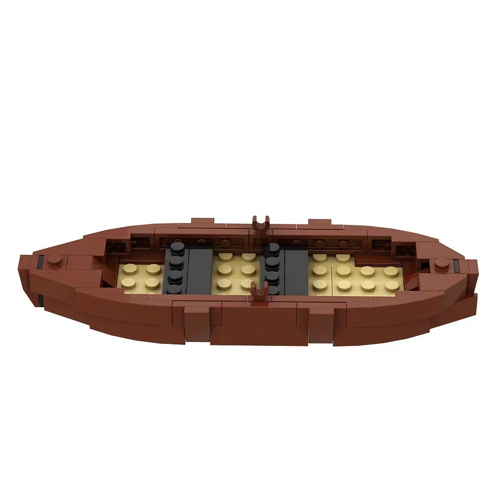 Gobricks Medieval Viking Longship - MOC Building Block Set