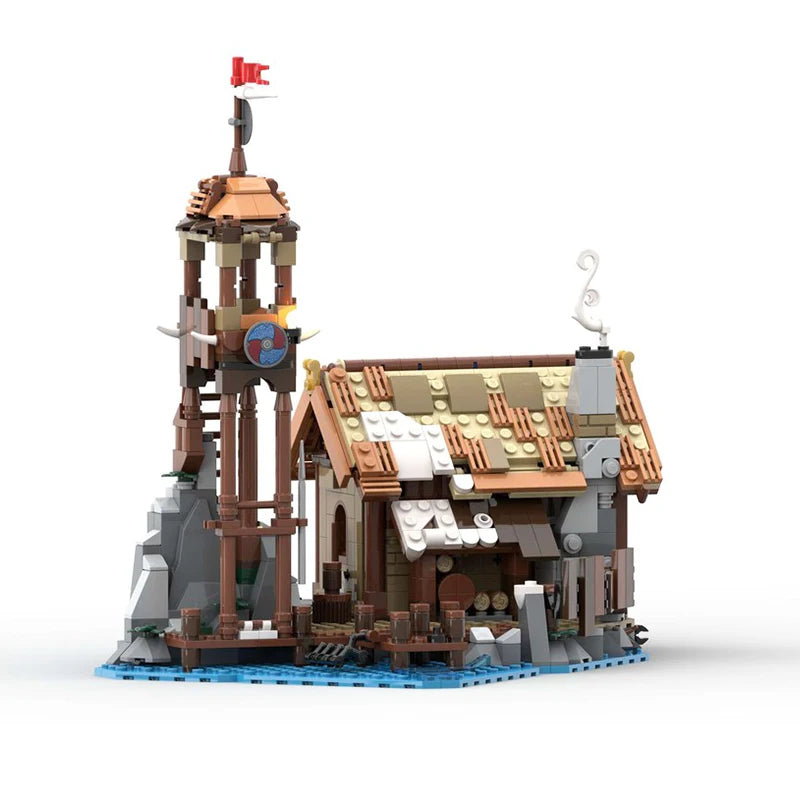 Viking Village Expansion - 1880pcs MOC Building Block Set