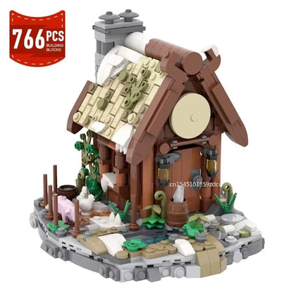 Viking Medieval Village & Longship MOC Building Blocks - Architecture