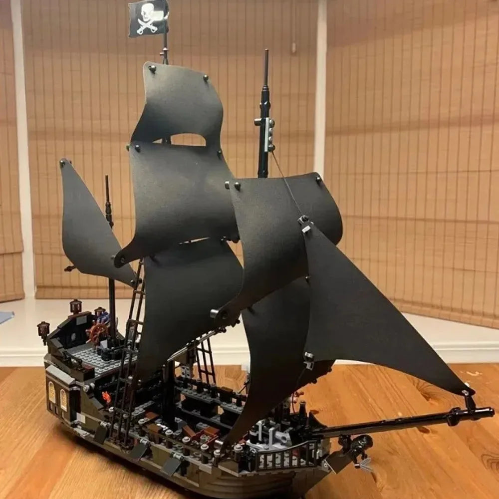 Queen Anne's Revenge Pirate Ship - MOC Building Block Set