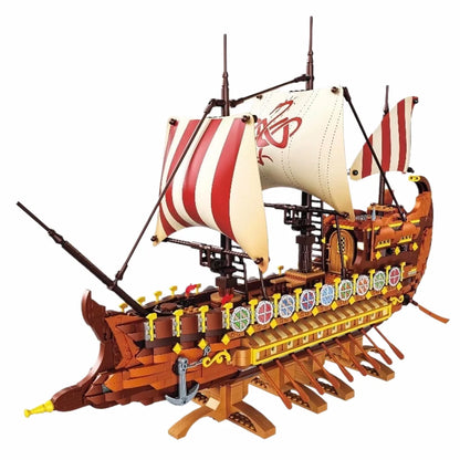 Roman Imperial Galley - 2073pc Ancient Warship Building Set