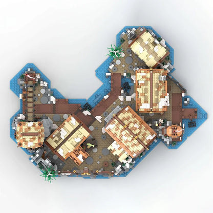 Viking Village Expansion - 1880pcs MOC Building Block Set