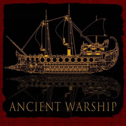Roman Imperial Galley - 2073pc Ancient Warship Building Set