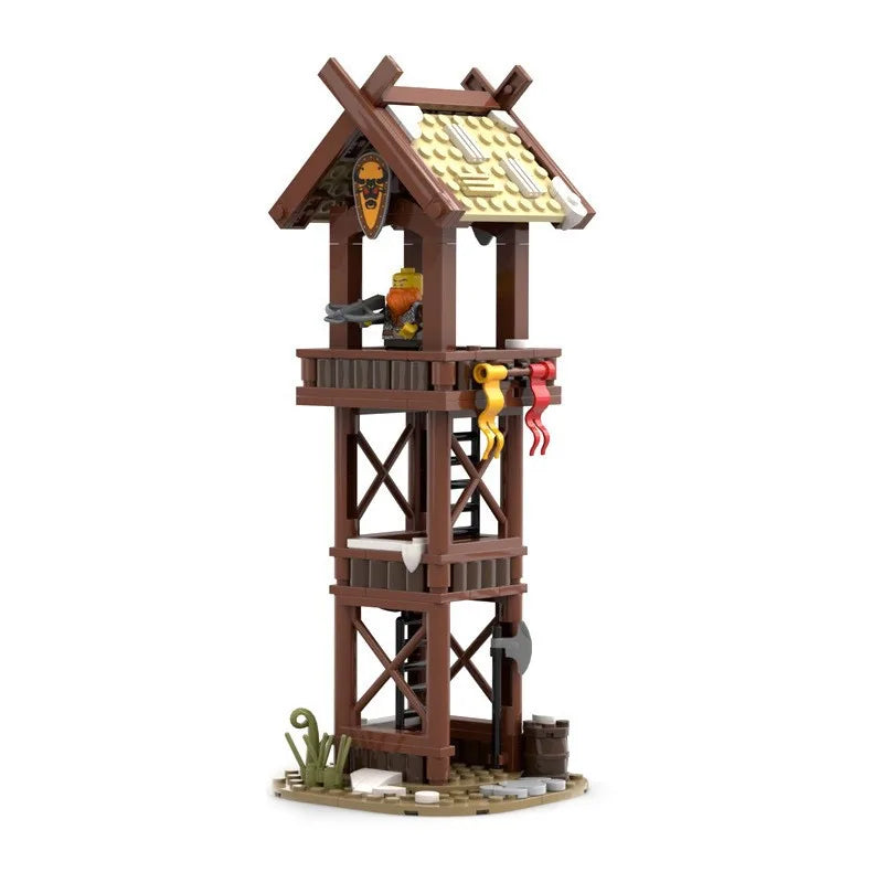 Medieval Viking Castle & Archery Range Building Block Set