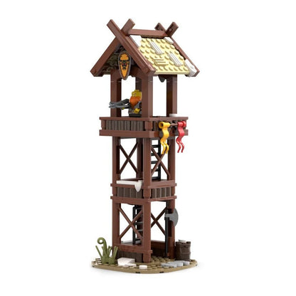 Medieval Viking Castle & Archery Range Building Block Set