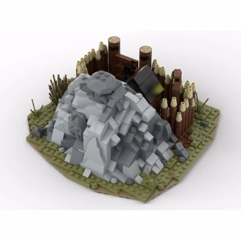 Medieval Viking Tribe Longhouse & Guard Tower - MOC Building Set