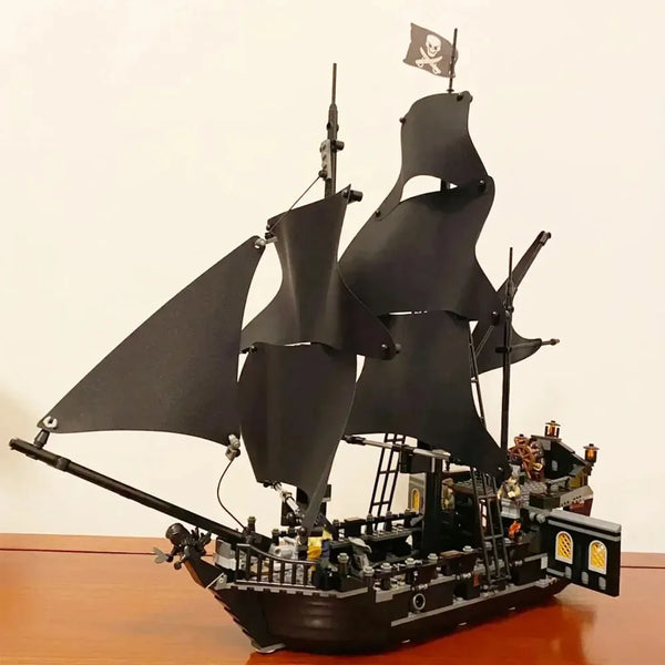 Queen Anne's Revenge Pirate Ship - MOC Building Block Set