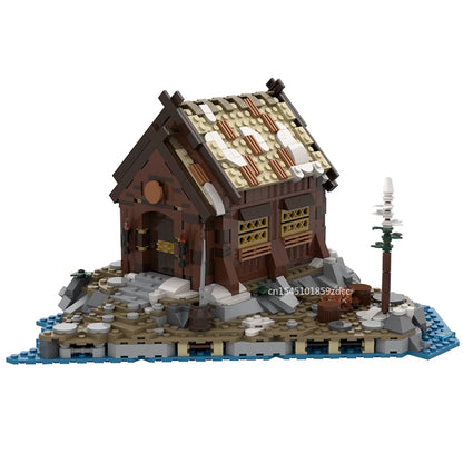 Viking Medieval Village & Longship MOC Building Blocks - Architecture