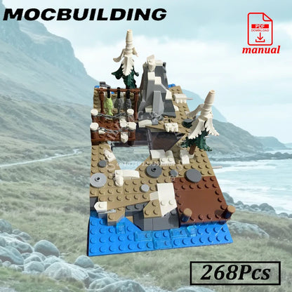 Viking Temple Gate Extension - Medieval MOC Building Blocks