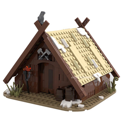 Viking Medieval Village & Longship MOC Building Blocks - Architecture