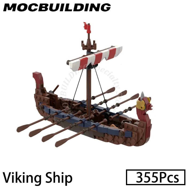 Viking Palisade Watchtower - Modular Medieval MOC Building Set