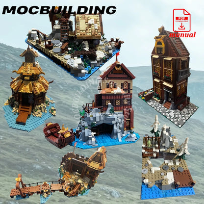 Viking Temple Gate Extension - Medieval MOC Building Blocks